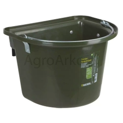 Żłób na paszę z zawiesiem i pałąkiem, 12 l, ciemnozielone KERBL 4018653700129