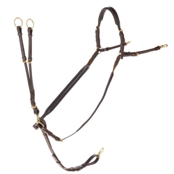 Napierśnik z wytokiem dla konia,,brązowy, Covalliero