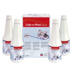 Preparat uzupełniający niedobory wapnia i fosforu u krów Calz-o-Phos, 4 x 500 ml, Agrochemica
