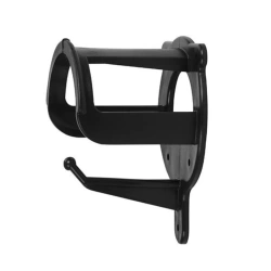 Wieszak na ogłowie, z tworzywa sztucznego, czarny, Kerbl