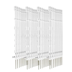 Palik / słupek ogrodzeniowy Classic 105 cm ISOPIC biały POMELAC - 40szt