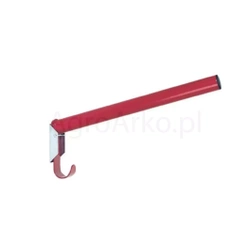 Wieszak na siodło, składany, czerwony, Kerbl