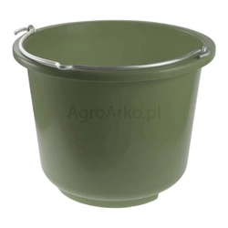 Wiadro z tworzywa sztucznego 12 l oliwkowe Kerbl