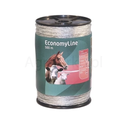 Plecionka ogrodzeniowa ECONOMY 2 x 0,5 mm 500 m przeźroczysta AKO