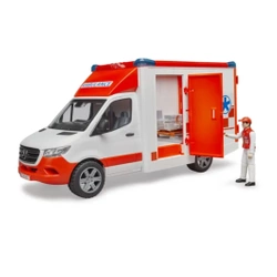 Samochód ambulans MB Sprinter z kierowcą i modułem świetlno-dźwiękowym BRUDER