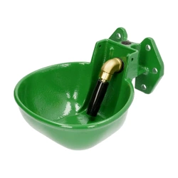 Poidło dla bydła i konia z zaworem rurowym miskowe żeliwne 202008FA Farma