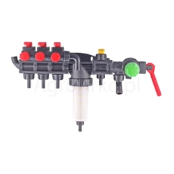 Rozdzielacz 3+1-sekcyjny HD kompensacyjny AGROPLAST