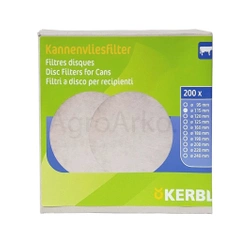 Filtry krążkowe do mleka fi 115 mm / 200 szt Kerbl