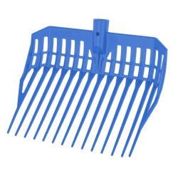 Widły do stajni EcoFork Mini, bez trzonka, niebieski, Kerbl