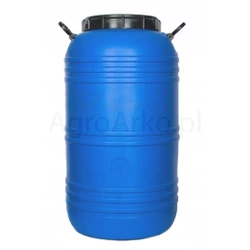 Beczka spożywcza plastikowa niebieska z uszami 80 litrów, PRODUKT POLSKI
