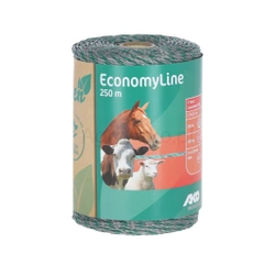 Plecionka ogrodzeniowa ECONOMY 3 x 0,2 mm 250 m zielono-szara AKO