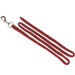 Uwiąz powróz, lina dla konia Supreme, zwykły karabińczyk, bordo, 200 cm, Covalliero