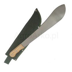 Maczeta o długości noża 35 cm z drewnianą rękojeścią