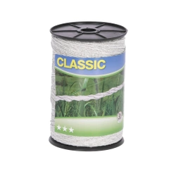 Plecionka ogrodzeniowa CLASSIC 6 x 0,2 mm 500 m biała KERBL