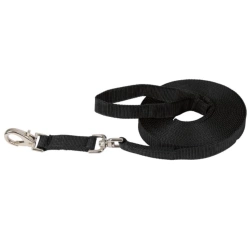 Lonża dla konia, 7,5 m, czarna, Covalliero