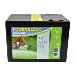 Bateria alkaliczna do pastucha elektrycznego 9V 120Ah Kerbl