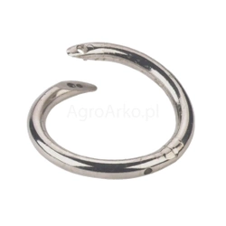 Kółko nosowe dla byków Classic, śr. 57 mm, niklowane, Kerbl