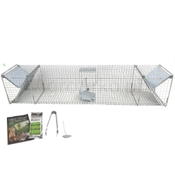 Żywołapka na kuny, tchórze, koty, lisy, wydry, bobry 150x29x31 cm