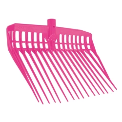 Widły do stajni Premium, bez trzonka, różowy, lekkie, Kerbl