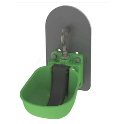 Poidło miskowe dla bydła i koni z zaworem niskociśnieniowym KN50 2,2l do beczki Kerbl