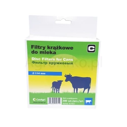 Filtry krążkowe do mleka fi 114 mm / 200 szt Can Agri