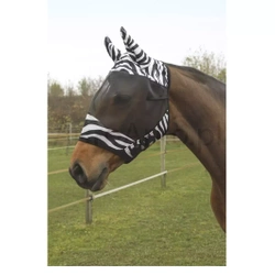 Maska przeciwowadowa dla konia z uszami Zebra, Covalliero