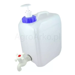 Umywalka plenerowa, turystyczna 5 L z dozownikiem na mydło i kranikiem PRODUKT POLSKI