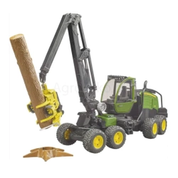 Kombajn zrębowy John Deere 1270G z drzewem BRUDER