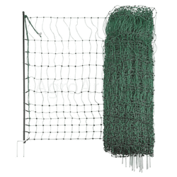 Siatka elektryczna dla drobiu, 50 m, 112 cm, podwójny szpic, zielona