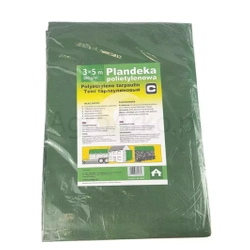 Plandeka 3x5 m, 180 g, zielona, PE