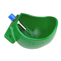 Poidło miskowe dla tuczników, macior PM-7/Ż zaworem dzielonym z regulacją-stal kwas., Macro-Pool - 5 sztuk