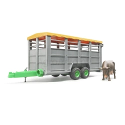 Przyczepa do przewozu zwierząt z figurką krowy  BRUDER