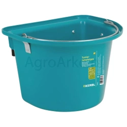Żłób na paszę z zawiesiem i pałąkiem, 12 l, turkusowe KERBL 4018653902769