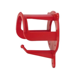 Wieszak na ogłowie, z tworzywa sztucznego, czerwony, Kerbl