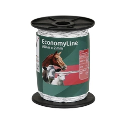 Plecionka ogrodzeniowa do pastucha EconomyLine 200 m biała AKO