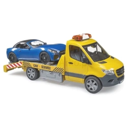 Samochód laweta MB Sprinter z modułem świetlno-dźwiękowym BRUDER