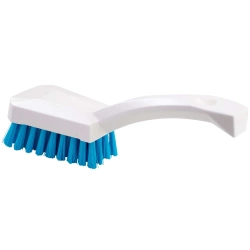 Szczotka w kształcie trapezu, z rączką, 26 cm, biały