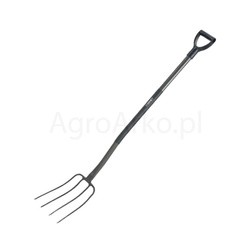 Widły 4-zębne profilowane (dł. 1350 mm) trzon metalowy PRODUKT POLSKI