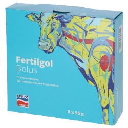 Bolus wapniowy dla krów zagrożonych porażeniem poporodowym, Calzogol Bolus, 4 x 175 g, Agrochemica