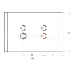 Nakładka płozy zamiennik typ Overum K-94289 - 41659428909 AIS