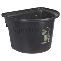 Żłób na paszę z zawiesiem 12 l, czarne KERBL 4018653700204