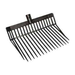 Widły do stajni Premium, bez trzonka, czarny, lekkie, Kerbl