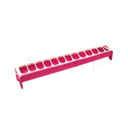 Karmidło dla kur 75x12 cm różowe NOVITAL 0447A-X00