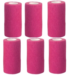 Samoprzylepny bandaż VetLastic Nature, 7,5 cm x 4,5 m, różowy, 12 szt, Kerbl