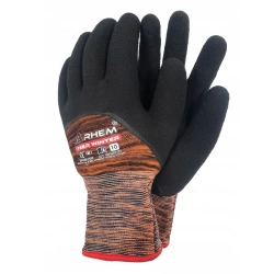 Rękawice Robocze Ochronne BHP Ocieplane Zimowe Grube Arhem Tiger Winter