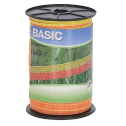 Taśma ogrodzeniowa BASIC, 250m x 10mm, żółto-pomarańczowa, Kerbl