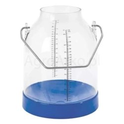 Bańka, konew udojowa, z tworzywa, niebieska, 30 l, uchwyt 143 mm, Kerbl