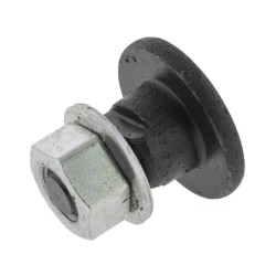 Śruba nożyka z nakrętką, M10 x 28 x 16