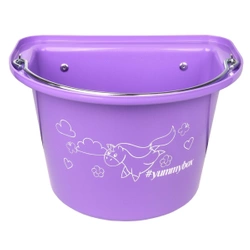 Żłób na paszę z zawiesiem i pałąkiem Yummy, 12 l, lawendowy, Kerbl