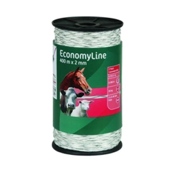 Plecionka ogrodzeniowa do pastucha EconomyLine 400 m biała AKO